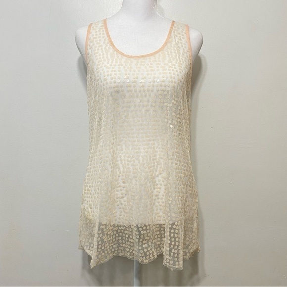 Intimately Free People Sheer Sequined Racerback Tank - Picture 2 of 6